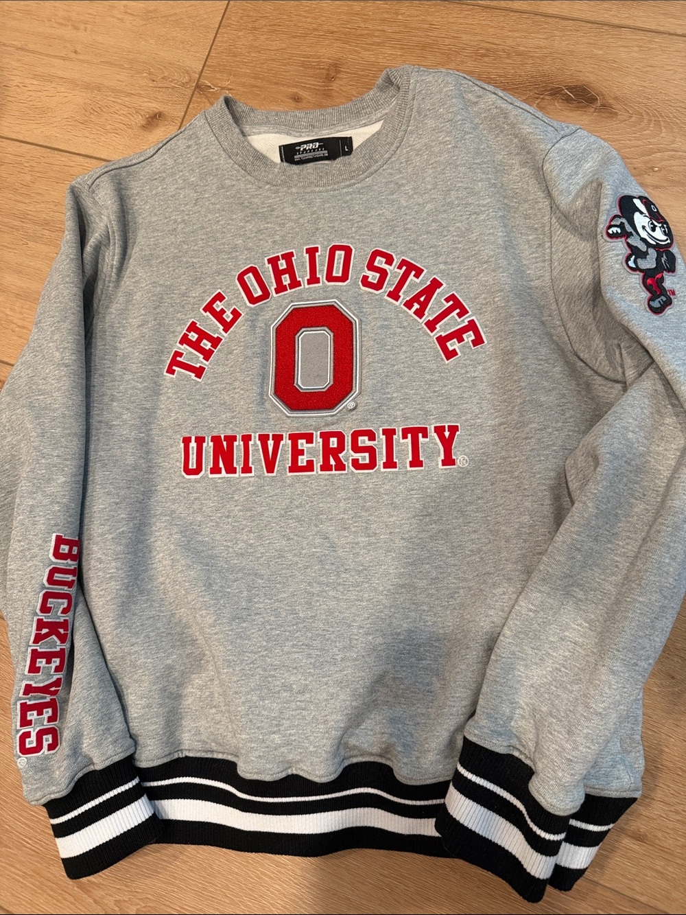 The Ohio State University Gray Crewneck Sweatshirt - Buckeyes